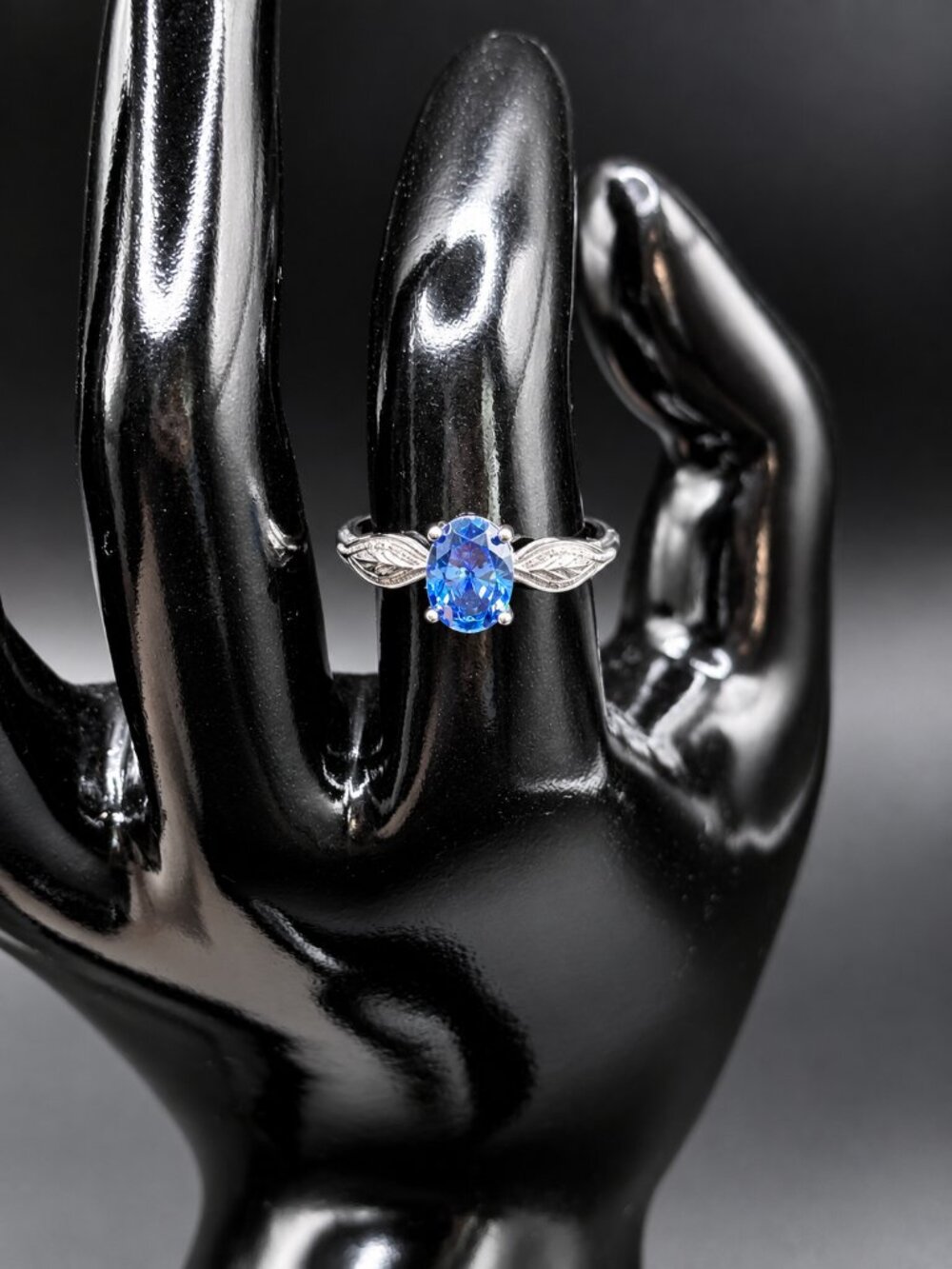 RYZE BLUE STERLING RING